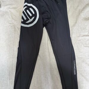 LUXIAOJUN Men's Workout Training Compression Pants